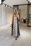 Color Block Bohemian Dress with Adjustable Strap