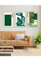 Matisse and Picasso Style 3 Pieces Wooden Framed Painting Act - 4