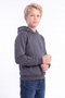 Unisex Kids 4-Piece Basic Plain Kangaroo Pocket Hooded Sweatshirt - 3