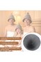 Unisex wool felt sauna cap with hanging loop, suitable for spa saunas, steam rooms, bathhouses, etc., provides warmth and insulation. 2-pack. - 2