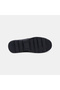 Men's Black Flexible Ankle Leather Sports Shoes - 4