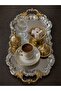 Luxury 3-Handle Silver Royal Model Stainless Steel Serving, Promise, Engagement, Tea, Coffee Presentation Tray - 2