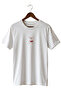 Minimal Cherry and Bow Print Unisex T-Shirt Cotton Crew Neck Basic T-Shirt