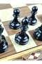 Wooden Luxury Chess Set with Drawers - Embossed Custom Design and Hidden Compartments - 7