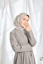 Twill Silk Scarf Monogram Cream