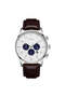 Men's Stainless Steel Watch, Brown Leather | Trn-W43sl