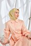 Twill Silk Scarf Mini Bouquet Light Yellow - 2