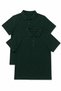 Unisex Children's 2-Piece Polo Collar Short Sleeve School T-Shirt
