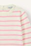 Crew Neck Striped Ruffle Sweater Baby Girl H8475A526Au - 3