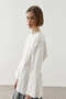 Basic Cotton T-Shirt with Piping White - 8
