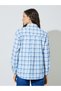 Multi-Color Checked Pocket Detail Long Sleeves Shirt - 6