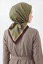 Olinda Silk Scarf Herringbone Dark Mink - 2