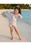 Girls Pink Hello Kitty Frilled Swimwear 2 Piece Set - 5