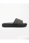 Women's stone detailed summer chic slippers - 4
