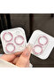 Tempered glass iPhone 17 Pro Max 1PC Pink Glitter Camera Lens Protector for iPhone 17-11 Pro Max 9H