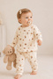 Unisex Baby Cute Farmer Themed Colorful Fruit Printed Pajama Set