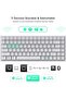لوحة مفاتيح ألعاب ميكانيكية لاسلكية RK84 بتقنية البلوتوث/2.4 جيجاهرتز، 75% RGB، ثلاثة أوضاع اتصال - 5