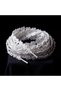 White Lace Knitted Patterned Flat Shoelaces Compatible with Sports Sneakers - 3