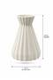 Decorative Vase Ceramic Cream - 2