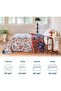 MSGKV Boho Throw Blanket 100% Cotton Blankets for Bed Couch 60'x80', Soft Fall Mexican Blanket Trave - 5