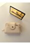 Women's Cream Wallet with Removable Card Holder and Snap Fastener, Multi-Compartment Mini Wallet