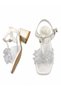Girls' Stylish Light-Heeled Sandals with Butterfly Transparent Belt - 5