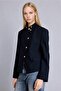Regular Fit Stand Collar Blazer Jacket I3334Ax26Au - 3