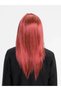 Red Color Straight Cut Long Party Wig False Hair Bx40 - 2