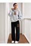 Bear Printed Men's Hooded Tracksuit Set