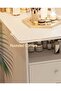 Modern Design Computer Desk Simple Rectangular Writing Study Table with Storage Drawers Workstation Table for Bedroom Home Office 120x48x73 cm - 8