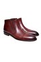 Brown Laceless Genuine Leather Men's Boots