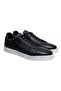 Black Color Lace-Up Genuine Leather Men's Shoes