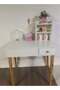 Multifunction Modern Upgraded Design One Drawer Vanity Makeup Glass Mirror Dressings Storage 15 mm Thickness Wood Sheet Table 60 x 40 x 111 cm - 3