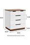 Nightstands Bedside Table Simple Modern Small Simple Bedroom Rental Room Small Cabinet Bedside Locker Storage Rack - 2