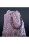 Touchs Collection 100% Natural Amethyst Bracelet (Gold Color) - the Stone of Internal Awakening - 5