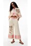 Floral Embroidery Lace Detailed Bohemian Trouser Suit Std 36-38