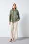 Women's Khaki 100% Linen Special Design Premium Shirt 31191