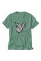 Exotic Dragon Fruit Brush Illustration T-Shirt - Green - 5