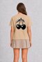 Tattoo Style Cherry Print T-Shirt - Cream