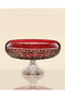 Crystal Cut Handcrafted Premium Glass Bowl - Presentation Bowl 28cm