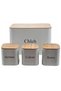 Set Chlebak din bambus alb - 7