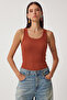 2-Piece Ribbed Thick Strap Knitted Undershirt Lhj0002 Dark Green Tiles - 3