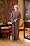 Dubai Silk Hand Embroidered Abaya Rose - 8
