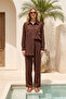 Double Suit with Pocket Accessories and Trousers 26145 Brown - 2