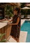 Four Seasons Sleeveless Fleece Plush Poncho Flower Model