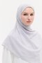 Comfort Cotton Shawl - Silver Gray - 2