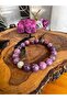 Ruby Natural Stone Bracelet 10 mm