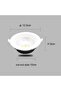 |   مصباح LED غائر للإضاءة السفلية |   10 واط |   220 فولت |   3000K قابل للاختيار من 3 درجات حرارة لونية |   أبيض |   10 سم |   لتركيب السقف المعلق |   سبوت لايت للسقف الجبسي - 4