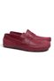 Bordo Coco Suede Bordo Color Laceless Genuine Leather Men's Shoes