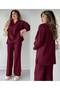 Women s Knit Set Polo Neck Sweater and Pants